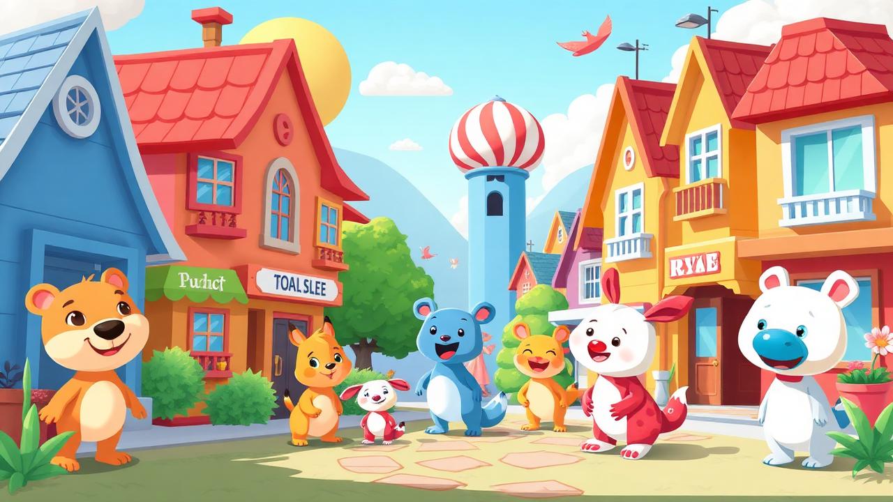 Colorful American cartoons and kids animation channels available on IPTV Encoder